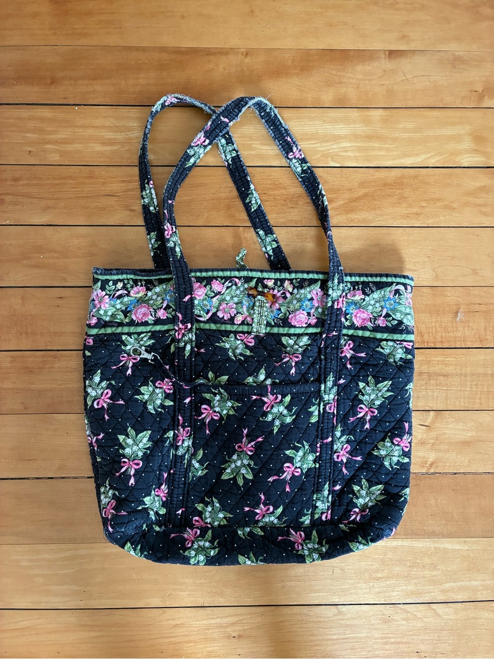 Vintage Vera Bradley New Hope Tote Bag